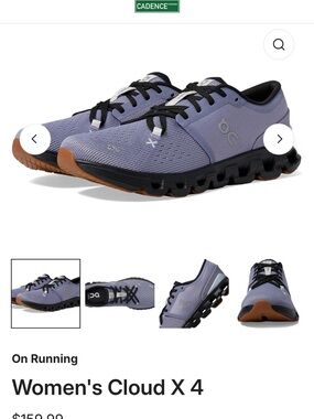 On Running Gray and Black Women's Athletic Shoes